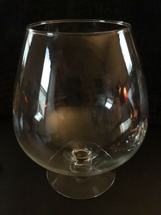 Vintage Brandy Snifter Style Glass/vase/beta Fish Aquarium 10”hx7 1/2”w