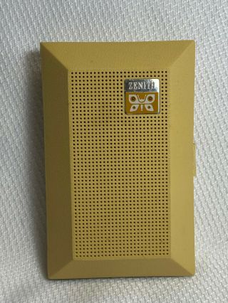 Vtg Mcm Zenith Royal 16 Japan 506 Travel Transistor Portable Radio Butterfly