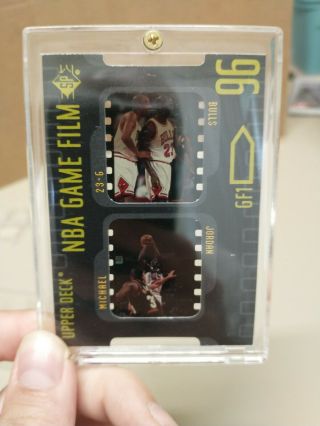 Michael Jordan 1996 SPX Game Film GF1 Die - Cut Rare Insert 2