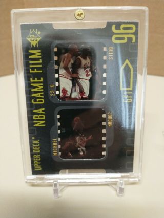 Michael Jordan 1996 SPX Game Film GF1 Die - Cut Rare Insert 3