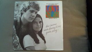 Vintage 1970 - Love Story - Soundtrack Lp Record - Cutout