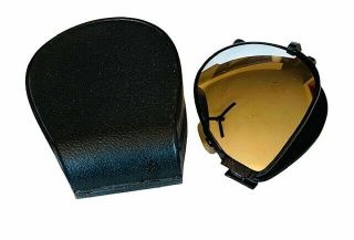 Ferarri Sunglasses Aviator Folding Case Mirror Lenses Vtg Sun Glasses Sports Car