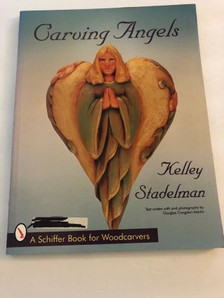 Vtg.  1995 Woodcarvers,  Carving Angels,  Kelly Stadelman