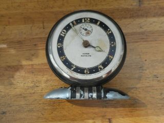 Vintage Art Deco Chronmaster Usa Rayolite Alarm Clock For Repair