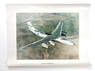 Vintage Lockheed C - 141 Starlifter Poster Aviation Poster Georgia Built Air Force