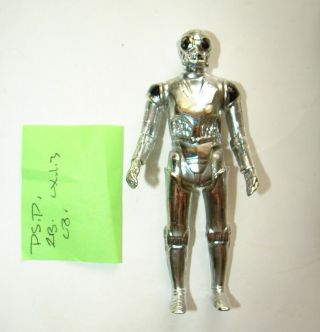 Star Wars Vintage Kenner Death Star Droid Silver Robot Anh 1978 Hk Coo 621