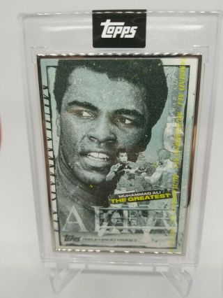 2021 Topps Muhammad Ali Rumble In The Jungle Ap Card 38/56 By Tyson Beck Tb - 1