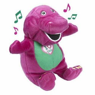 Yellow Green Purple Barney Plush Singing I Love You Stuffed Doll Toy 3