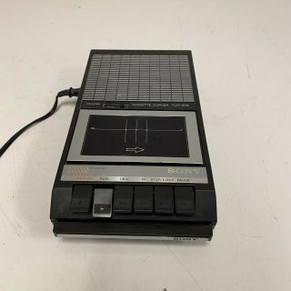 Vintage Sony Tcm - 848 Portable Cassette Tape Player Recorder