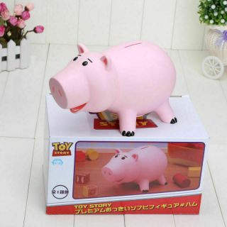 1 Toy Story Hamm Figures Coins Save Money Box Piggy Bank Pink Toys Pig