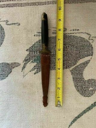 Vintage Kris Blade Dagger Knife With Sheath