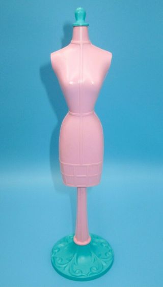 Vintage Barbie Pink And Turquoise Dress Form