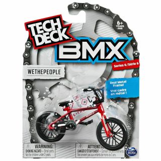 Tech Deck Bmx Finger Bikes Series 6 We The People Red Metal Frame Usa Seller