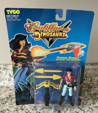 Vintage Tyco Cadillacs And Dinosaurs Hannah Dundee Action Figure 1993