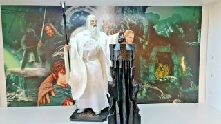 Asmus Saruman 1/6 Action Figure Not Hot Toys Lord Of The Rings Exclusive Edition