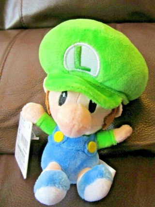 Mario Bros.  Baby Luigi 5 " Inches Plush