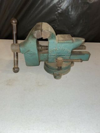 Great Vintage Littlestown No.  25 Vise Great Shape Small Anvil On Back