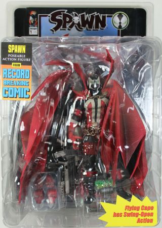 Classic Spawn Kickstarter Action Figure In Hand Autographed By Todd Mcfarlane