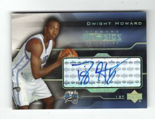 2004 - 05 Ud Pro Sigs Rookie Pro Signs Gold Dwight Howard Rc Auto /25 Sp