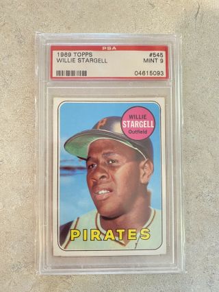 1969 Topps Willie Stargell 545 Psa 9 Hof Pirates