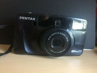Pentax Iqzoom 120 35mm Point & Shoot Vintage Film Camera