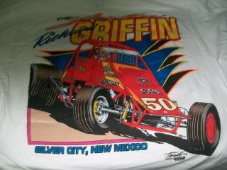 1997 The Gas Man Richard Griffin 50 Vintage Usac Cra Sprint Car T - Shirt Xl Woo