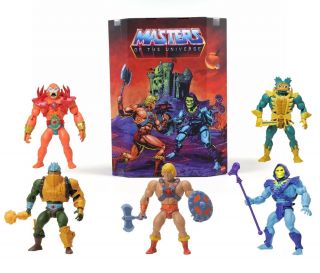 Masters Of The Universe Origins Lords Of Power 2020 Power - Con Exclusive Set Of 5