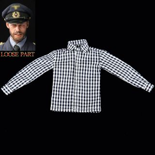 Did D80149 1/6 Wwii German Army U - Boat Senior Sergeant John Figure Plaid Shirt
