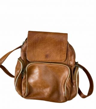 Wilson’s Leather Vintage 90’s Brown Backpack