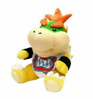 Baby Bowser Jr 7 " Plush Mario Bros Little Buddy Kid Toy Stuffed Doll Koopa