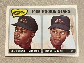 1965 Topps Rookie Stars - Joe Morgan & Sonny Jackson - Rookie Rc - 16 - Nm - Mt