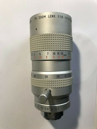 Sony Tv Zoom Lens F12.  5 - 75mm 1.  8 Vintage In