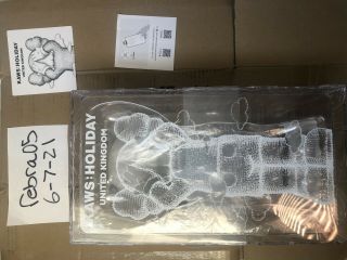 Kaws Holiday Uk Vinyl Figure (grey) - 100 Authentic - In Hand