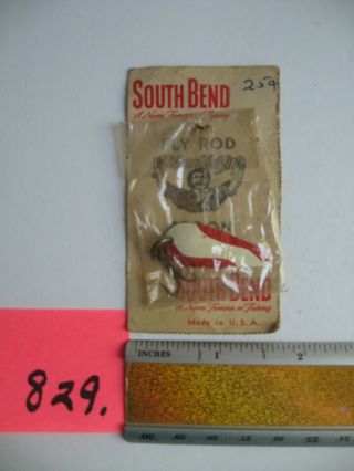 Vintage South Bend Fly Rod No.  577 Rw Fishing Spoon/original Pkg.