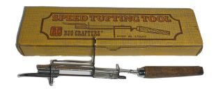Vintage Rug Crafters Speed Tufting Tool W/original Box -