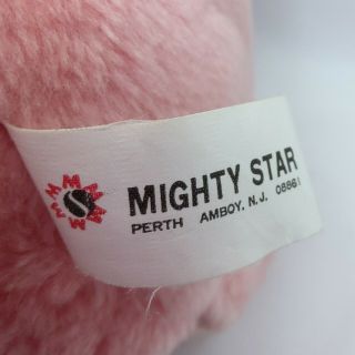 Maurice Ape Gorilla plush soft toy Pink Mighty Star Vintage 3