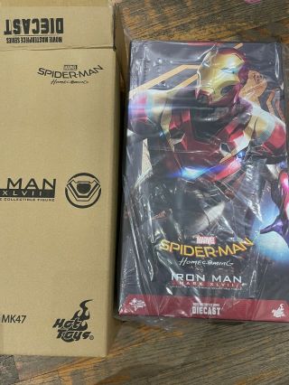 Marvel Hot Toys Iron Man Mk Xlvii 47 Mms 427 D19 Spiderman Homecoming Avengers