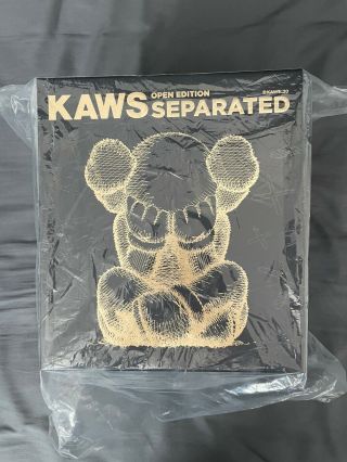 Kaws Separated Black Vinyl Figure - Ships Fast