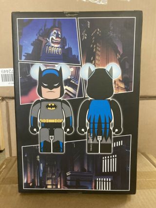 Medicom Animated Batman 400 100 Bearbrick Lowered Price 2