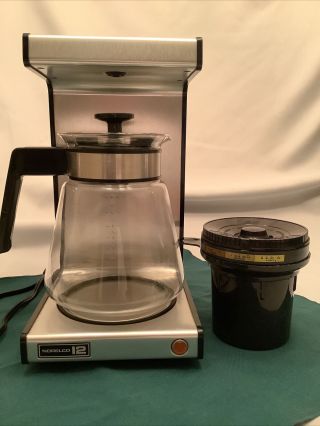 Vintage Norelco Dial - A - Brew 12 Cup Coffee Maker Stainless Steel Hb - 5150