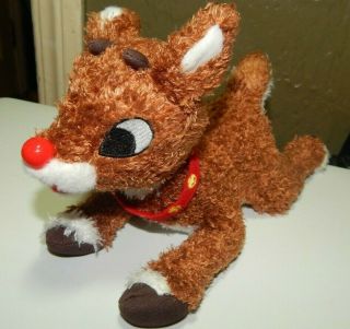 Hallmark Misfits Rudolph The Red Nosed Reindeer Plush Stuffed Animal Toy 11”