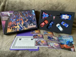 Transformers Botcon 2012 Timelines Invasion Box Set Complete