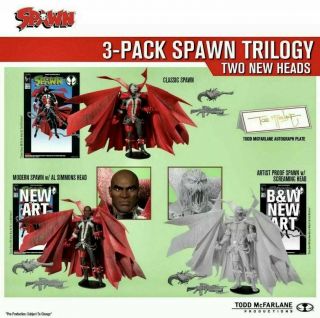 Spawn Kickstarter Autographed 3 Pack - Mcfarlane Toys