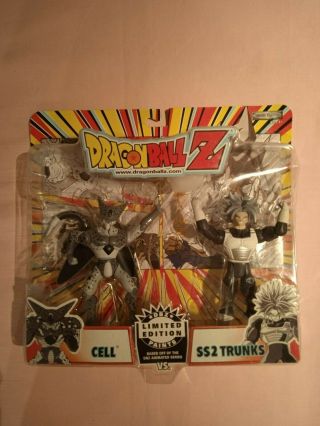 Pack 2 Figurines Dragon Ball Z - Jakks Pacific 2005 - Cell Vs Ss2 Trunks - Neuf