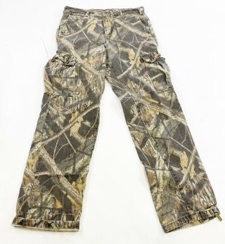 Vintage Mossy Oak Cargo Pants Mens Medium Camo
