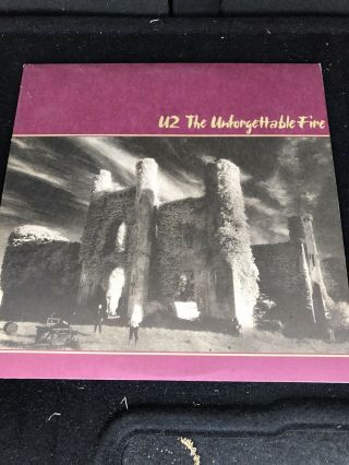 Vintage U2 The Unforgettable Fire Vinyl Lp 1984 Island Records Bono The Edge