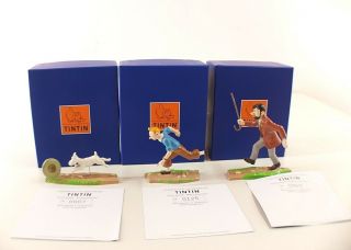 Pixi N° 46937 8 9 Haddock Tintin Milou Poursuite Boite Bleue Moulinsart Hergé