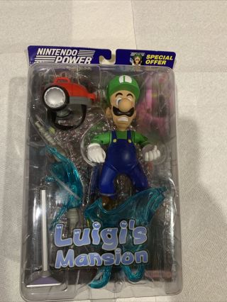 Luigi’s Mansion Nintendo Power Joyride Studios Gamecube Vintage Figure Rare