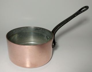 Vintage Baumalu Copper Pot Made In France Saucepan Sauce Pot Pan