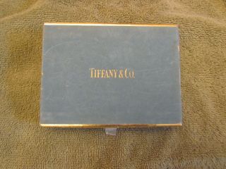 Vintage Tiffany & Co Playing Cards Two Deck Set Red & Blue.